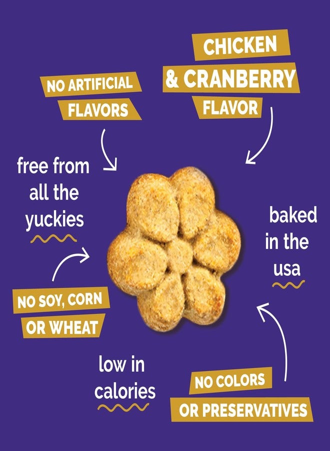 Fruitables Baked Dog Treats, Healthy Pumpkin Treat for Dogs, Low Calorie & Delicious, Free of Wheat, Corn and Soy, Made in The USA, Chicken and Cranberry Flavor, 12 oz - Image 4